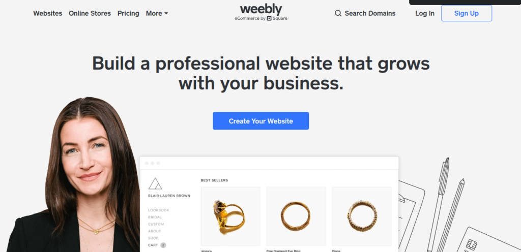 free website builder weebly