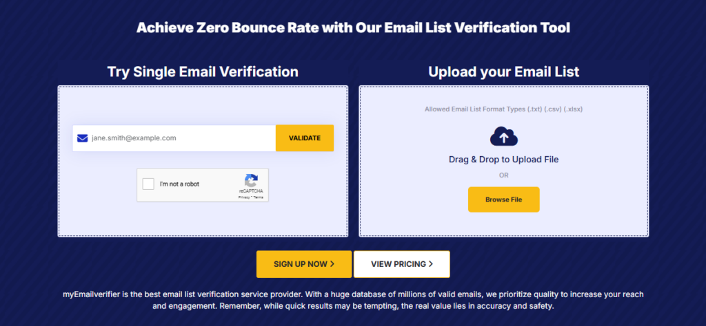 myEmailVerifier - Top Email Verification Tool