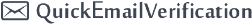 QuickEmailVerification QuickEmailVerification