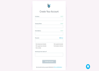 Register with an valid email address.