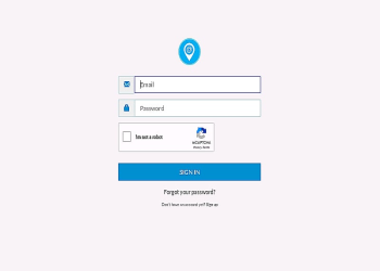 Sign-in with registered email address.