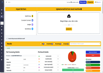 Upload files in acceptable formats.