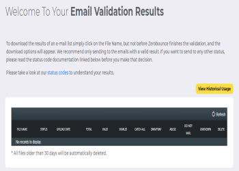 Download results as per requirements.
