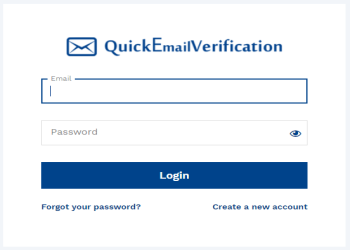 Sign-in with registered email address.