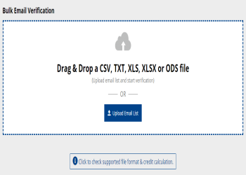 Upload files in acceptable formats.