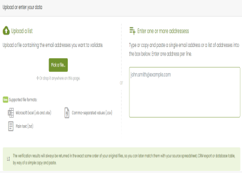 Upload files in acceptable formats.