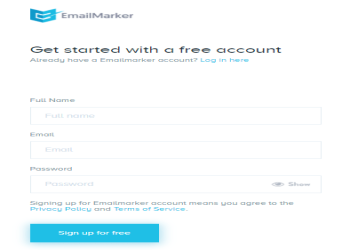 Register with a valid email address.