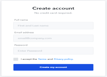 Register with a valid email address.