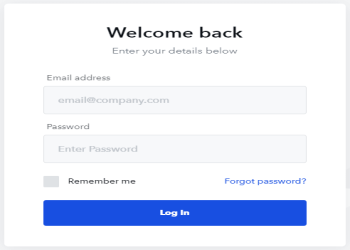 Sign-in with registered email address.